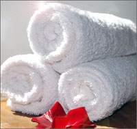 W&auml;rmeanwendung und R&uuml;cken Massage, Sportmassage, Muskeln, entspannen